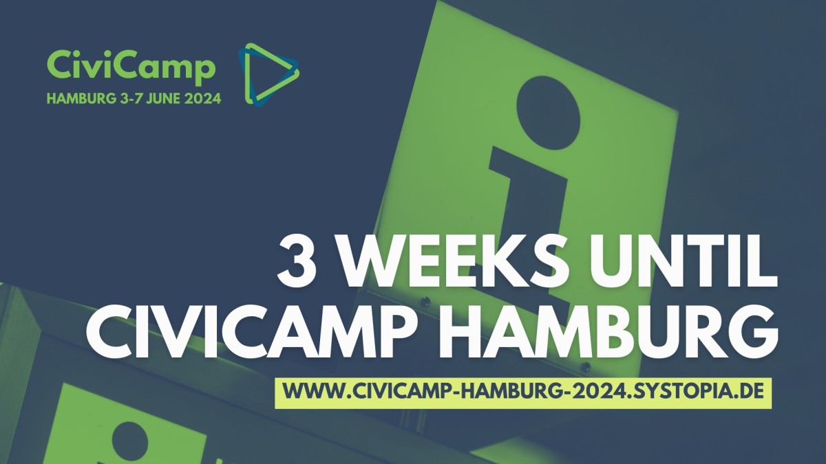 CiviCamp - 3 Weeks until CiviCamp